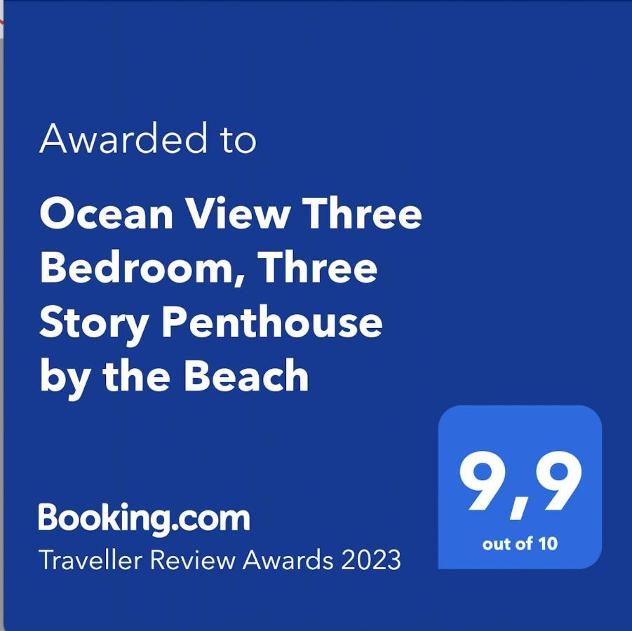 Ocean View Three Bedroom, Three Story Penthouse By The Beach カンクン エクステリア 写真